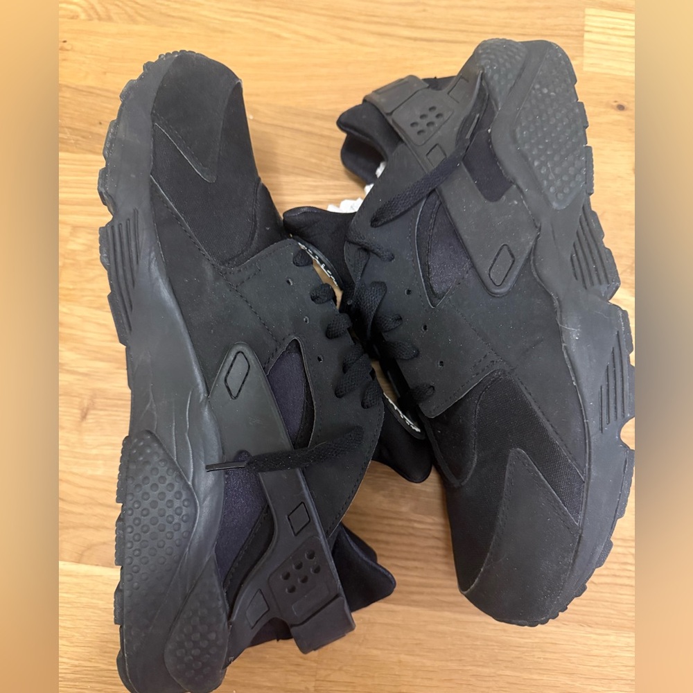 Nike Huarache 2015 Triple Black Men's Black Athletic Shoes